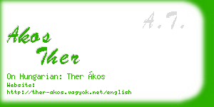 akos ther business card